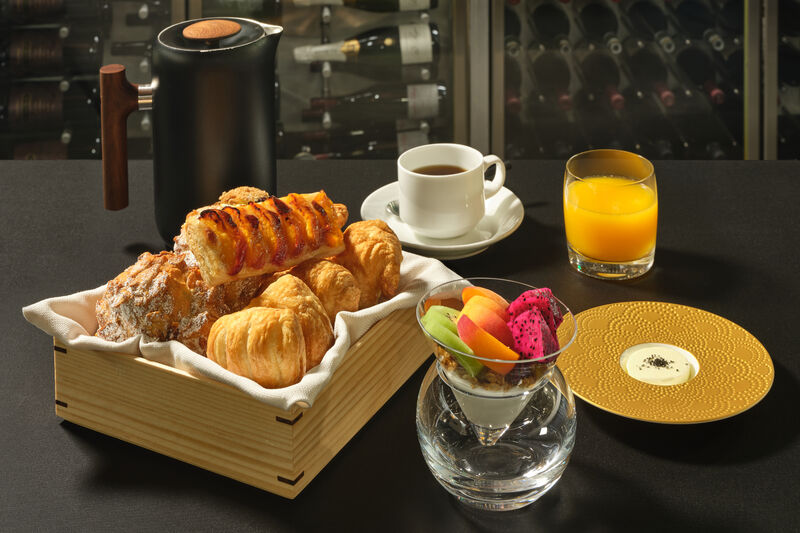 Continental breakfast bento.