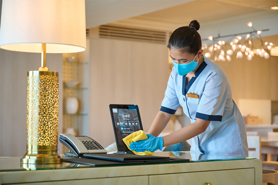 Enhanced cleaning protocols.