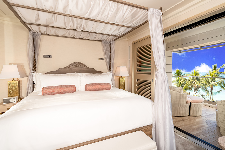 Wake up to stunning ocean views from the master bedroom.