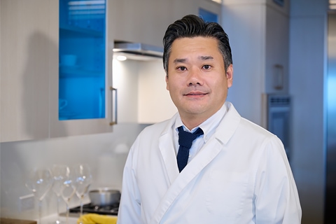 Chef Mamoru Tatemori.