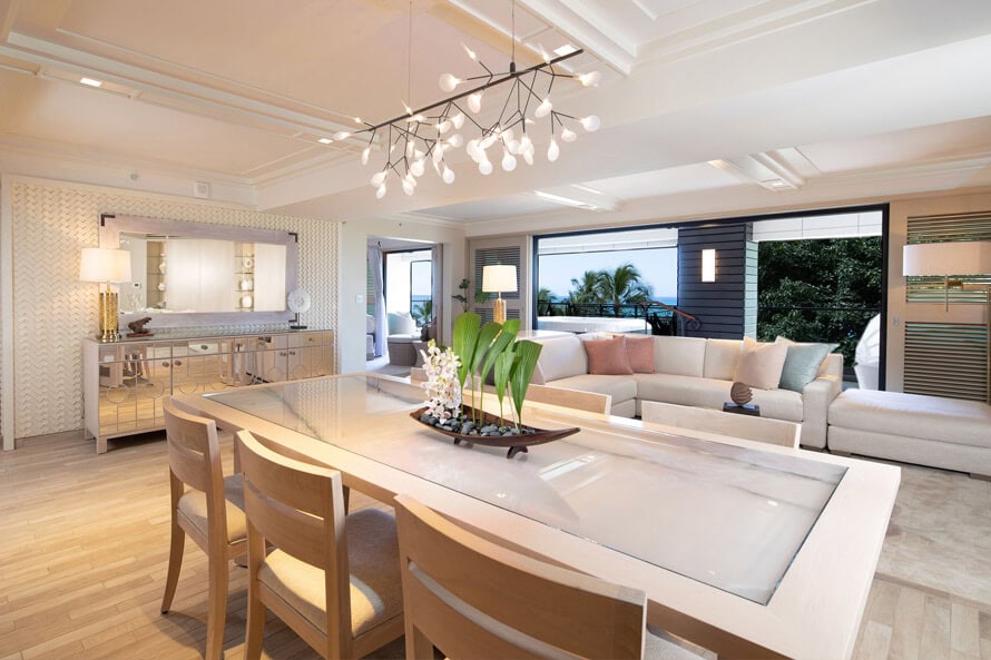 Enjoy a beautiful in-suite dining experience.